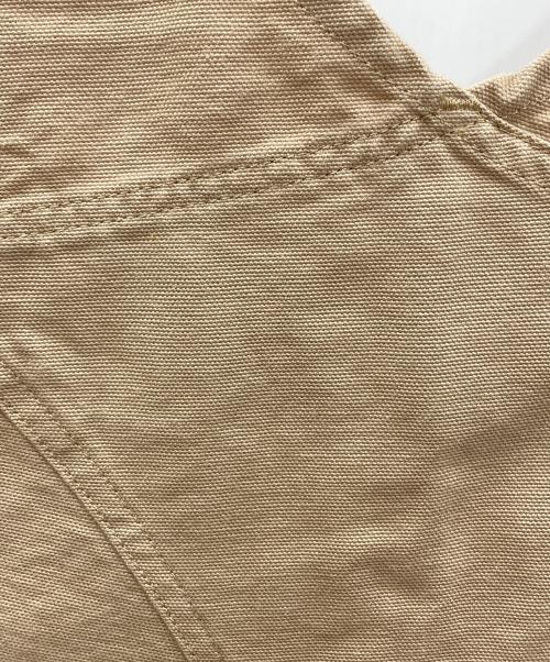 CarHartt（カーハート）CarHartt (カーハート) BIB OVERALL（ビブ オーバーオール） ベージュ サイズ:30×32の古着・服飾アイテム