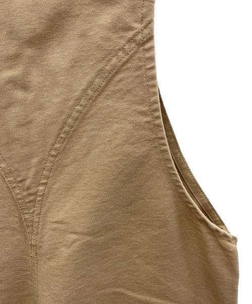 CarHartt（カーハート）CarHartt (カーハート) BIB OVERALL（ビブ オーバーオール） ベージュ サイズ:30×32の古着・服飾アイテム
