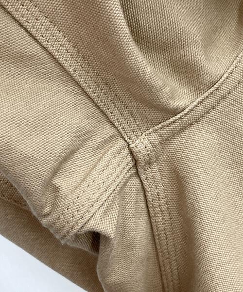 CarHartt（カーハート）CarHartt (カーハート) BIB OVERALL（ビブ オーバーオール） ベージュ サイズ:30×32の古着・服飾アイテム