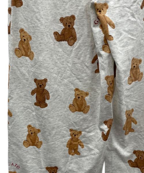 gelato pique（ジェラートピケ）gelato pique (ジェラートピケ) ベア柄ロングパンツ グレー サイズ:F 未使用品の古着・服飾アイテム