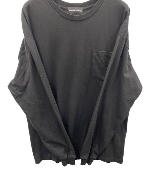 GOD SELECTION XXX（ゴッド セレクション トリプルエックス）GOD SELECTION XXX (ゴッド セレクション トリプルエックス) ロングスリーブTシャツ ブラック サイズ:XLの古着・服飾アイテム
