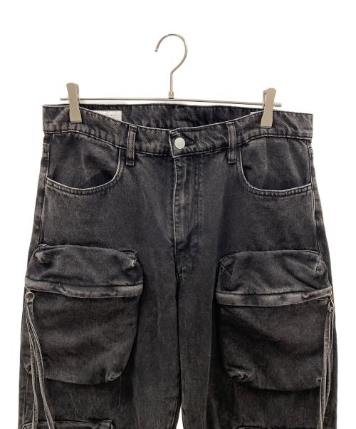 ZARA（ザラ）ZARA (ザラ) ポケットデニムパンツ ブラック サイズ:実寸サイズにてご確認ください。の古着・服飾アイテム