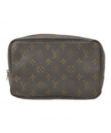 LOUIS VUITTON（ルイ ヴィトン）の古着「コスメポーチ モノグラム トゥルーストワレット23 」｜ブラウン