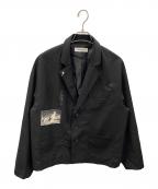 ZUTOMAYO MARTズトマヨ マート）の古着「テーラードジャケット STAY FOOLISH Jacket（ステイ フーリッシュ ジャケット）」｜ブラック