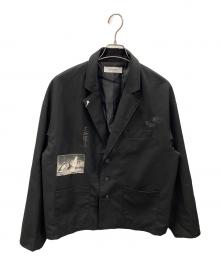 ZUTOMAYO MART（ズトマヨ マート）の古着「テーラードジャケット STAY FOOLISH Jacket（ステイ フーリッシュ ジャケット）」｜ブラック