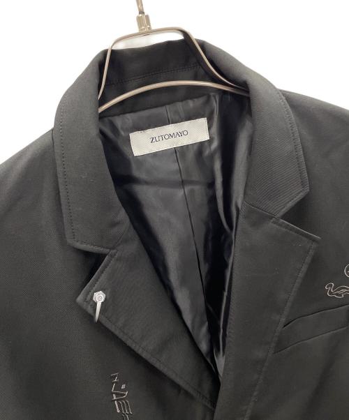 ZUTOMAYO MART（ズトマヨ マート）ZUTOMAYO MART (ズトマヨ マート) テーラードジャケット STAY FOOLISH Jacket（ステイ フーリッシュ ジャケット） ブラック サイズ:Lの古着・服飾アイテム