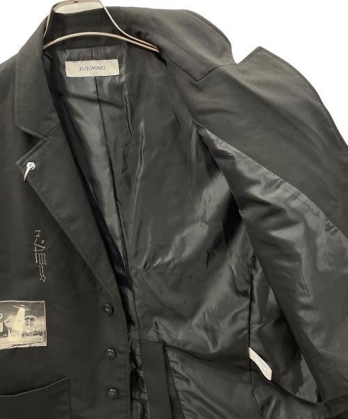 ZUTOMAYO MART（ズトマヨ マート）ZUTOMAYO MART (ズトマヨ マート) テーラードジャケット STAY FOOLISH Jacket（ステイ フーリッシュ ジャケット） ブラック サイズ:Lの古着・服飾アイテム