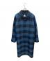 PAUL SMITH (ポールスミス) ブロックチェック ステンカラーコート ブルー サイズ:L：15000円