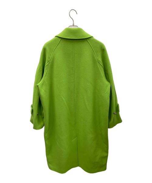 MAISON SPECIAL（メゾンスペシャル）MAISON SPECIAL (メゾンスペシャル) スーパー140メルトンステンカラーコート 黄緑 サイズ:FREEの古着・服飾アイテム
