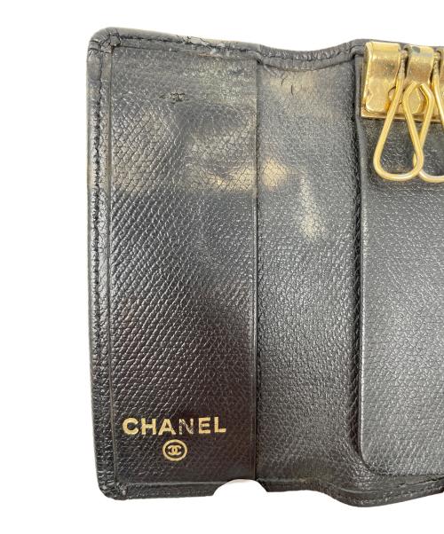 CHANEL（シャネル）CHANEL (シャネル) 六連キーケース ブラック サイズ:実寸サイズにてご確認下さい。の古着・服飾アイテム