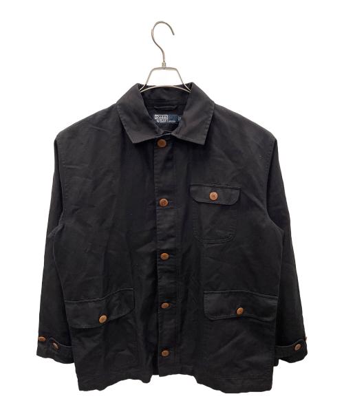 POLO RALPH LAUREN（ポロ・ラルフローレン）POLO RALPH LAUREN (ポロ・ラルフローレン) ハンティングジャケット ブラック サイズ:Lの古着・服飾アイテム