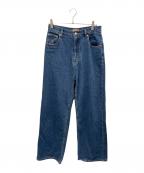 TODAYFULトゥデイフル）の古着「ワイドジーンズ Cary's Denim（キャリーズデニム）」｜インディゴ