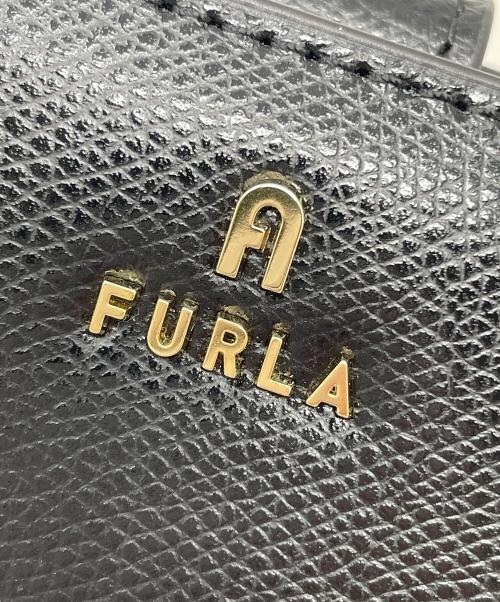 FURLA（フルラ）FURLA (フルラ) 2つ折り財布 CAMELIA（カメリア）コンパクトウォレット ブラック サイズ:実寸サイズにてご確認下さい。の古着・服飾アイテム