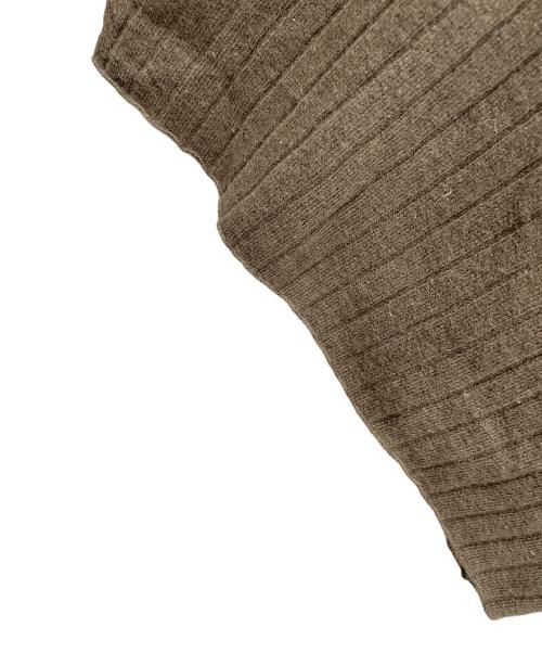 N.NATURAL BEAUTY BASIC（エヌ ナチュラルビューティーベーシック）N.NATURAL BEAUTY BASIC (エヌ ナチュラルビューティーベーシック) ウールカシミヤリブカーディガン オリーブ サイズ:Mの古着・服飾アイテム