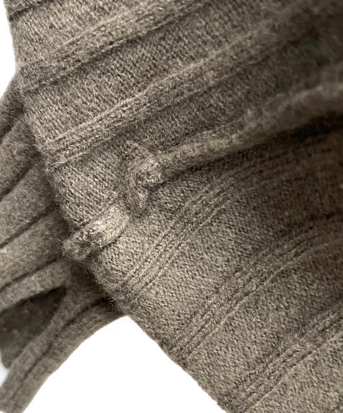 N.NATURAL BEAUTY BASIC（エヌ ナチュラルビューティーベーシック）N.NATURAL BEAUTY BASIC (エヌ ナチュラルビューティーベーシック) ウールカシミヤリブカーディガン オリーブ サイズ:Mの古着・服飾アイテム