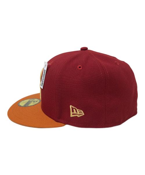 New Era（ニューエラ）New Era (ニューエラ) キャップ テキサス・レンジャーズ レッド×オレンジ サイズ:7 1/2(59.6cm) 未使用品の古着・服飾アイテム