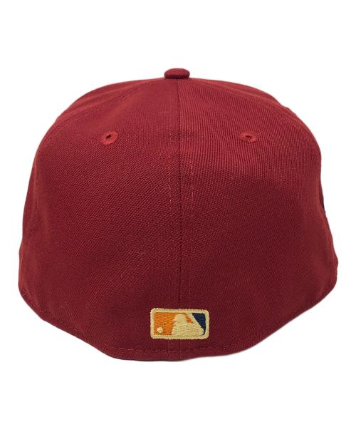 New Era（ニューエラ）New Era (ニューエラ) キャップ テキサス・レンジャーズ レッド×オレンジ サイズ:7 1/2(59.6cm) 未使用品の古着・服飾アイテム