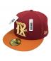 New Era（ニューエラ）の古着「キャップ テキサス・レンジャーズ」｜レッド×オレンジ