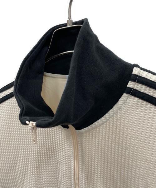 adidas（アディダス）adidas (アディダス) トラックジャケット アディカラー ワッフル クラシック トラックトップ アイボリー サイズ:J XLの古着・服飾アイテム