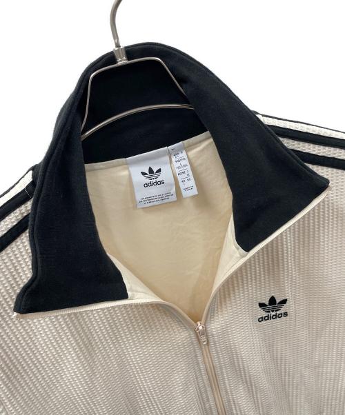 adidas（アディダス）adidas (アディダス) トラックジャケット アディカラー ワッフル クラシック トラックトップ アイボリー サイズ:J XLの古着・服飾アイテム