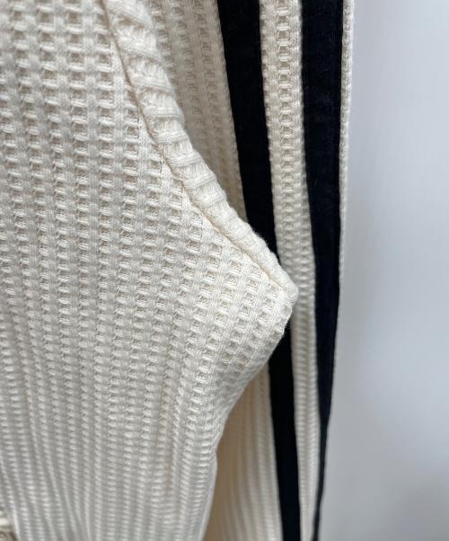 adidas（アディダス）adidas (アディダス) トラックジャケット アディカラー ワッフル クラシック トラックトップ アイボリー サイズ:J XLの古着・服飾アイテム