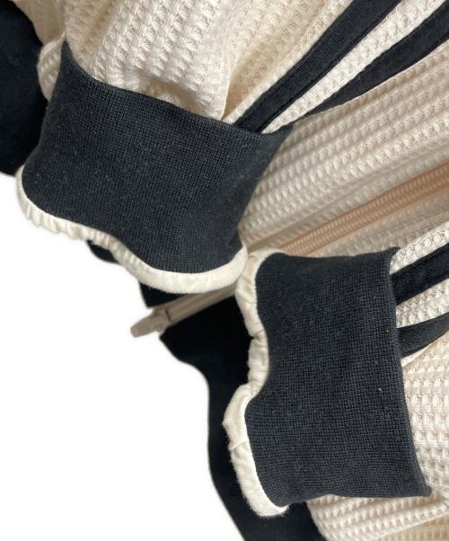 adidas（アディダス）adidas (アディダス) トラックジャケット アディカラー ワッフル クラシック トラックトップ アイボリー サイズ:J XLの古着・服飾アイテム