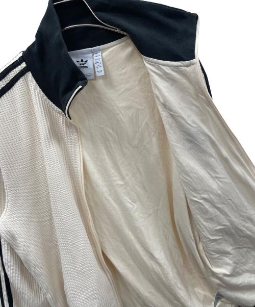 adidas（アディダス）adidas (アディダス) トラックジャケット アディカラー ワッフル クラシック トラックトップ アイボリー サイズ:J XLの古着・服飾アイテム