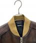 DIESEL (ディーゼル) レザーブルゾン L-OIUKI JACKET（L-OIUKI ジャケット） ブラウン サイズ:S：27000円