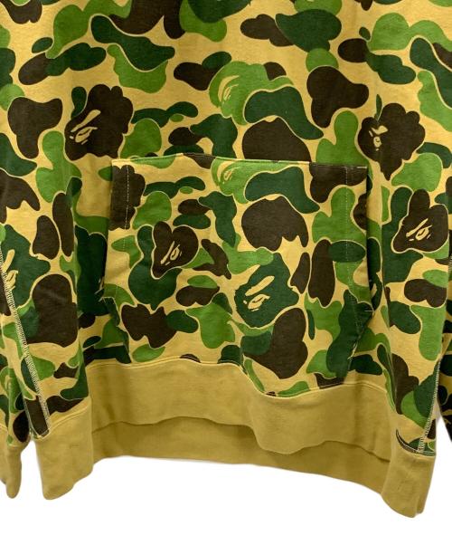 A BATHING APE（アベイシングエイプ）A BATHING APE (アベイシングエイプ) ハーフジップパーカー ABC Camo Shark Half Zip Hoodie（ABCカモ シャーク ハーフジップ パーカー） グリーン サイズ:Lの古着・服飾アイテム
