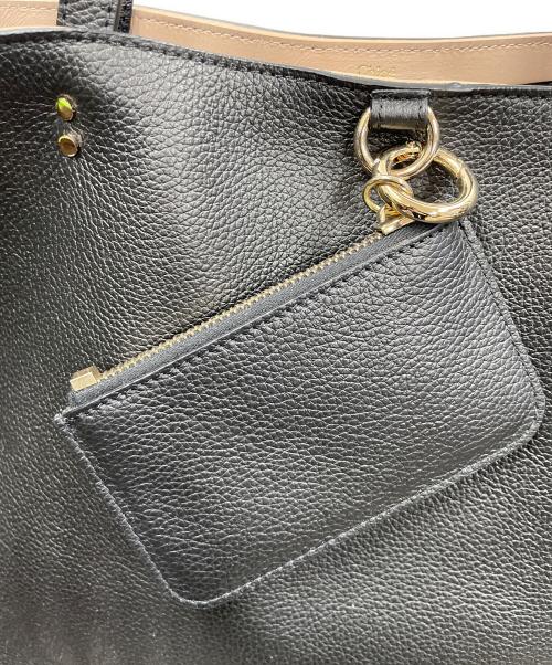 Chloe（クロエ）Chloe (クロエ) センス ミディアムトートバッグ ブラック サイズ:実寸サイズにてご確認ください。の古着・服飾アイテム
