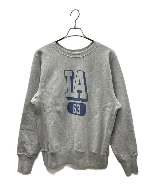 WAREHOUSE（ウエアハウス）WAREHOUSE (ウエアハウス) クルーネックスウェット グレー サイズ:Mの古着・服飾アイテム