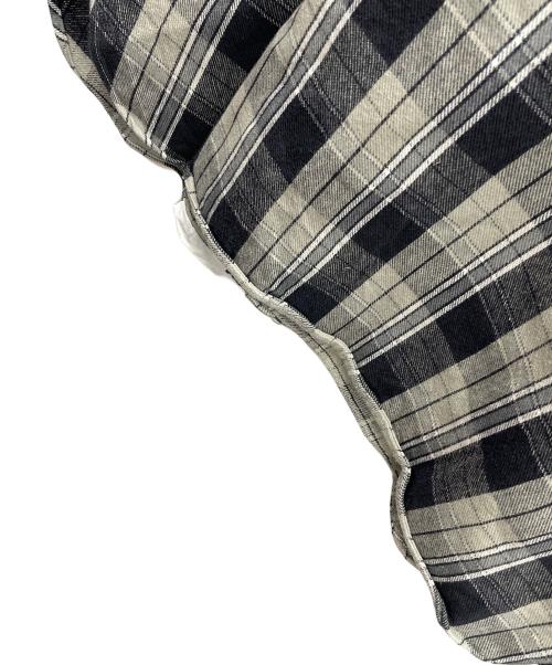 WAREHOUSE（ウエアハウス）WAREHOUSE (ウエアハウス) ネルシャツ FLANNEL SHIRT WITH CHINSTRAP（フランネル シャツ ウィズ チンストラップ） グレー サイズ:38の古着・服飾アイテム