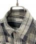 WAREHOUSE (ウエアハウス) ネルシャツ FLANNEL SHIRT WITH CHINSTRAP（フランネル シャツ ウィズ チンストラップ） グレー サイズ:38：12000円