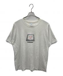 GILDAN（ギルダン）の古着「プリントTシャツ COMPAQ hp write on（コンパック エイチピー ライト オン）」｜ホワイト