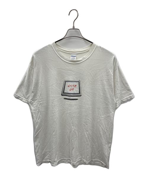 GILDAN（ギルダン）GILDAN (ギルダン) プリントTシャツ COMPAQ hp write on（コンパック エイチピー ライト オン） ホワイト サイズ:XLの古着・服飾アイテム