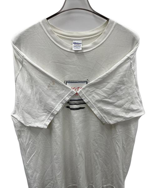 GILDAN（ギルダン）GILDAN (ギルダン) プリントTシャツ COMPAQ hp write on（コンパック エイチピー ライト オン） ホワイト サイズ:XLの古着・服飾アイテム