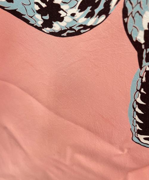 Star OF HOLLYWOOD（スターオブハリウッド）Star OF HOLLYWOOD 半袖シャツ HIGH DENSITY RAYON PULLOVER SHIRT “RATTLE SNAKE”（ハイ デンシティ レーヨン プルオーバー シャツ “ラトルスネーク”） ピンク サイズ:Lの古着・服飾アイテム