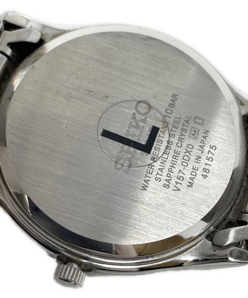 SEIKO（セイコー）SEIKO (セイコー) 腕時計 ソーラー充電 SSブレスレット ホワイト サイズ:実寸サイズにてご確認ください。の古着・服飾アイテム