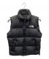 THE NORTH FACE（ザ ノース フェイス）の古着「ダウンベスト Nuptse Vest（ヌプシベスト）」｜ブラック