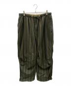 THE NORTHFACE PURPLELABELザ・ノースフェイス パープルレーベル）の古着「パンツ 22AW Regimental Stripe Field Pants（レジメンタルストライプフィールドパンツ）」｜オリーブ