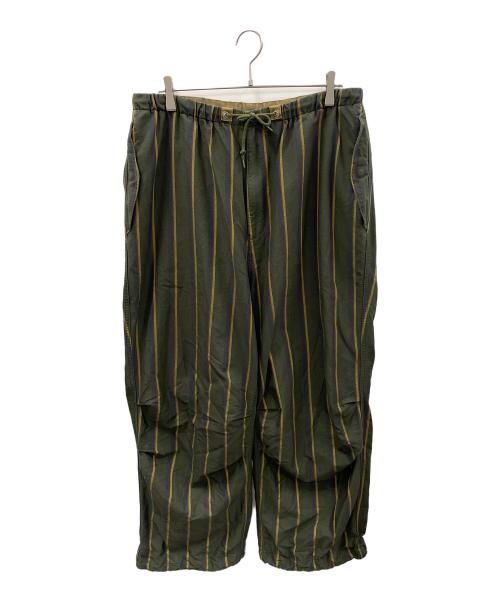 THE NORTHFACE PURPLELABEL（ザ・ノースフェイス パープルレーベル）THE NORTHFACE PURPLELABEL (ザ・ノースフェイス パープルレーベル) パンツ 22AW Regimental Stripe Field Pants（レジメンタルストライプフィールドパンツ） オリーブ サイズ:36の古着・服飾アイテム