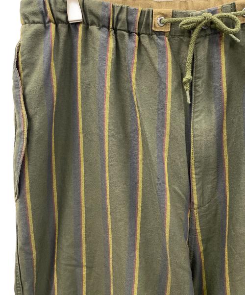 THE NORTHFACE PURPLELABEL（ザ・ノースフェイス パープルレーベル）THE NORTHFACE PURPLELABEL (ザ・ノースフェイス パープルレーベル) パンツ 22AW Regimental Stripe Field Pants（レジメンタルストライプフィールドパンツ） オリーブ サイズ:36の古着・服飾アイテム
