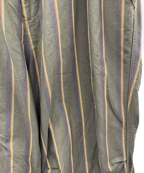 THE NORTHFACE PURPLELABEL（ザ・ノースフェイス パープルレーベル）THE NORTHFACE PURPLELABEL (ザ・ノースフェイス パープルレーベル) パンツ 22AW Regimental Stripe Field Pants（レジメンタルストライプフィールドパンツ） オリーブ サイズ:36の古着・服飾アイテム