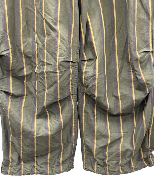 THE NORTHFACE PURPLELABEL（ザ・ノースフェイス パープルレーベル）THE NORTHFACE PURPLELABEL (ザ・ノースフェイス パープルレーベル) パンツ 22AW Regimental Stripe Field Pants（レジメンタルストライプフィールドパンツ） オリーブ サイズ:36の古着・服飾アイテム