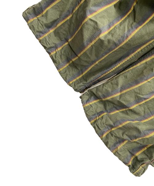 THE NORTHFACE PURPLELABEL（ザ・ノースフェイス パープルレーベル）THE NORTHFACE PURPLELABEL (ザ・ノースフェイス パープルレーベル) パンツ 22AW Regimental Stripe Field Pants（レジメンタルストライプフィールドパンツ） オリーブ サイズ:36の古着・服飾アイテム