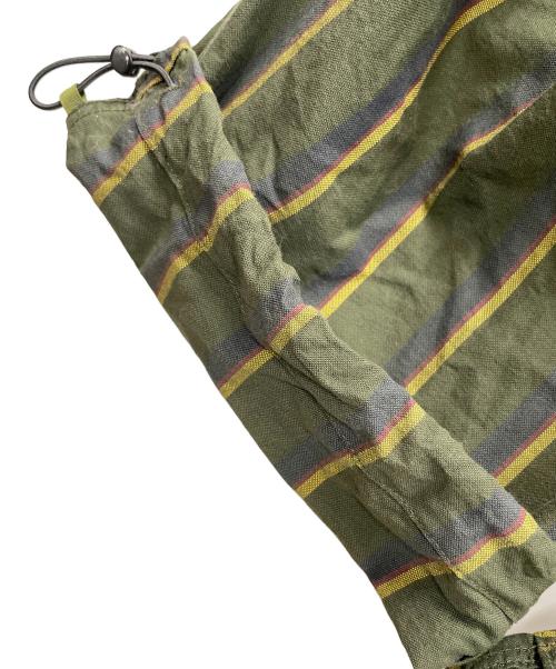 THE NORTHFACE PURPLELABEL（ザ・ノースフェイス パープルレーベル）THE NORTHFACE PURPLELABEL (ザ・ノースフェイス パープルレーベル) パンツ 22AW Regimental Stripe Field Pants（レジメンタルストライプフィールドパンツ） オリーブ サイズ:36の古着・服飾アイテム