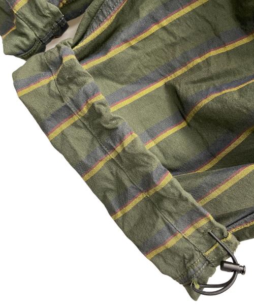 THE NORTHFACE PURPLELABEL（ザ・ノースフェイス パープルレーベル）THE NORTHFACE PURPLELABEL (ザ・ノースフェイス パープルレーベル) パンツ 22AW Regimental Stripe Field Pants（レジメンタルストライプフィールドパンツ） オリーブ サイズ:36の古着・服飾アイテム