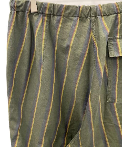 THE NORTHFACE PURPLELABEL（ザ・ノースフェイス パープルレーベル）THE NORTHFACE PURPLELABEL (ザ・ノースフェイス パープルレーベル) パンツ 22AW Regimental Stripe Field Pants（レジメンタルストライプフィールドパンツ） オリーブ サイズ:36の古着・服飾アイテム