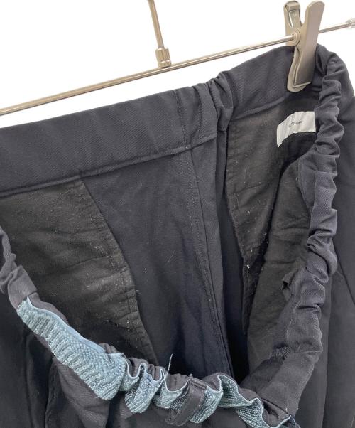 Graphpaper（グラフペーパー）Graphpaper (グラフペーパー) ワイドパンツ 17AW/Offscale Wool Cook Pant（オフスケール ウール クックパンツ） ブラック サイズ:Fの古着・服飾アイテム