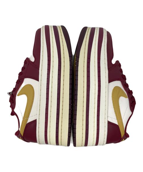 NIKE（ナイキ）NIKE (ナイキ) スニーカー Air Jordan 1 Triple Stack（エアジョーダン1 トリプルスタック） レッド×アイボリー サイズ:24cm 未使用品の古着・服飾アイテム